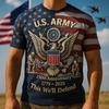 Men's T-Shirts Men's New 3D Digital Printed Fashionable Handsome Short Sleeved T-shirt