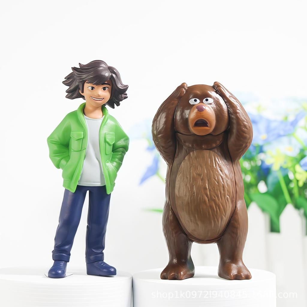8Pcs/Set Anime Hoppers Beaver Transformation Plan Action Figures Toy Beaver Collectible Model Doll Fans Gift