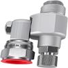 180° Stainless Steel Shut Off Valve 7/8” Size Anti-Spitting Valve  For Paint Sprayers
