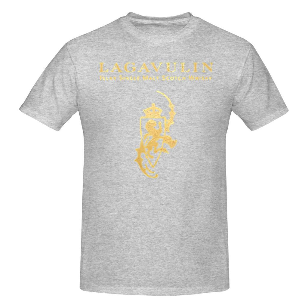 Lustiges Lagavulin Whisky Geschenk Goldenes Logo Unisex Gedrucktes T-Shirt Unisex T-ShirtShirt