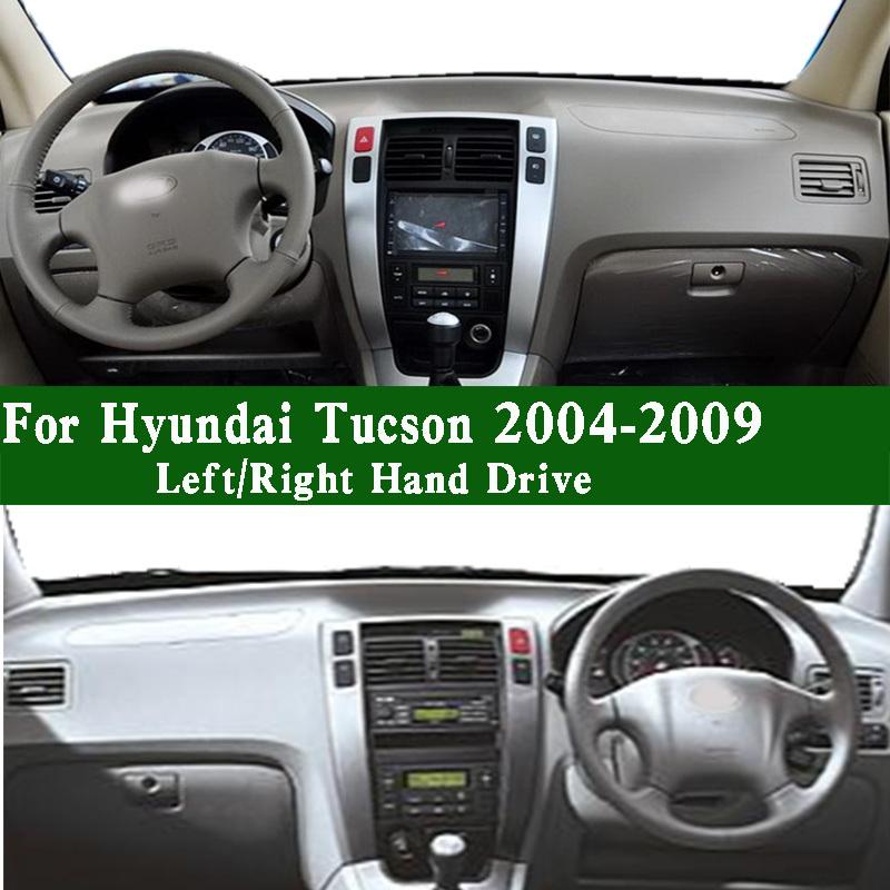 For Hyundai Tucson JM JMC 2004-2009 Dashmat Dashboard Cover trument Panel Protective Pad Dash Mat Anti-Dirt Proof Ornaments