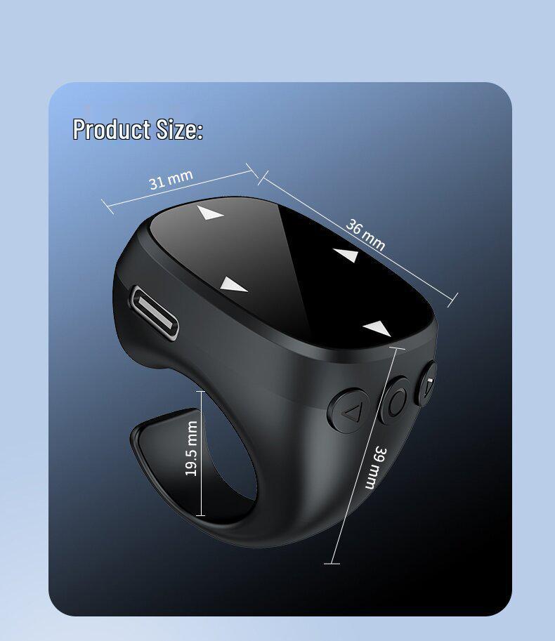 New Portable Multifunctional Touchscreen E-book Page Turner & Bluetooth Camera Remote Ring