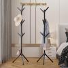 Freestanding Coat Rack with Single Pole for Bedroom and Dormitory Storage