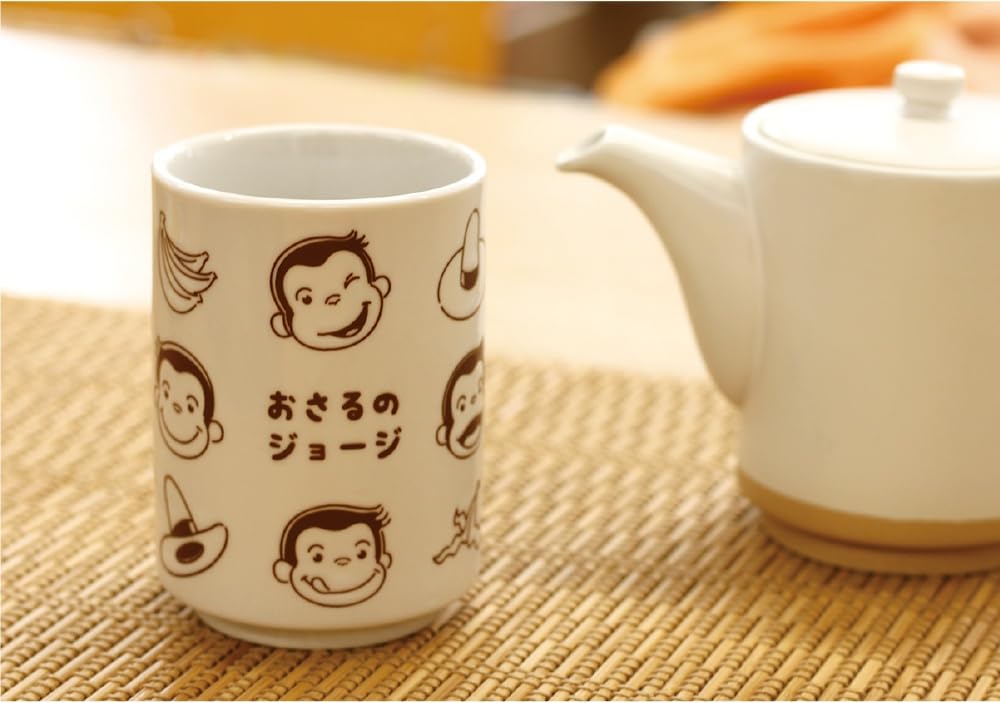 Tees Factory Curious George Teacup with Various Faces