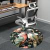 1PC Parrot Floral Office Round Area Rug, Indoor Mat Suitable ForOffice, Under Office Chairs Bedroom Living Room Home Decor, Room Deco f026