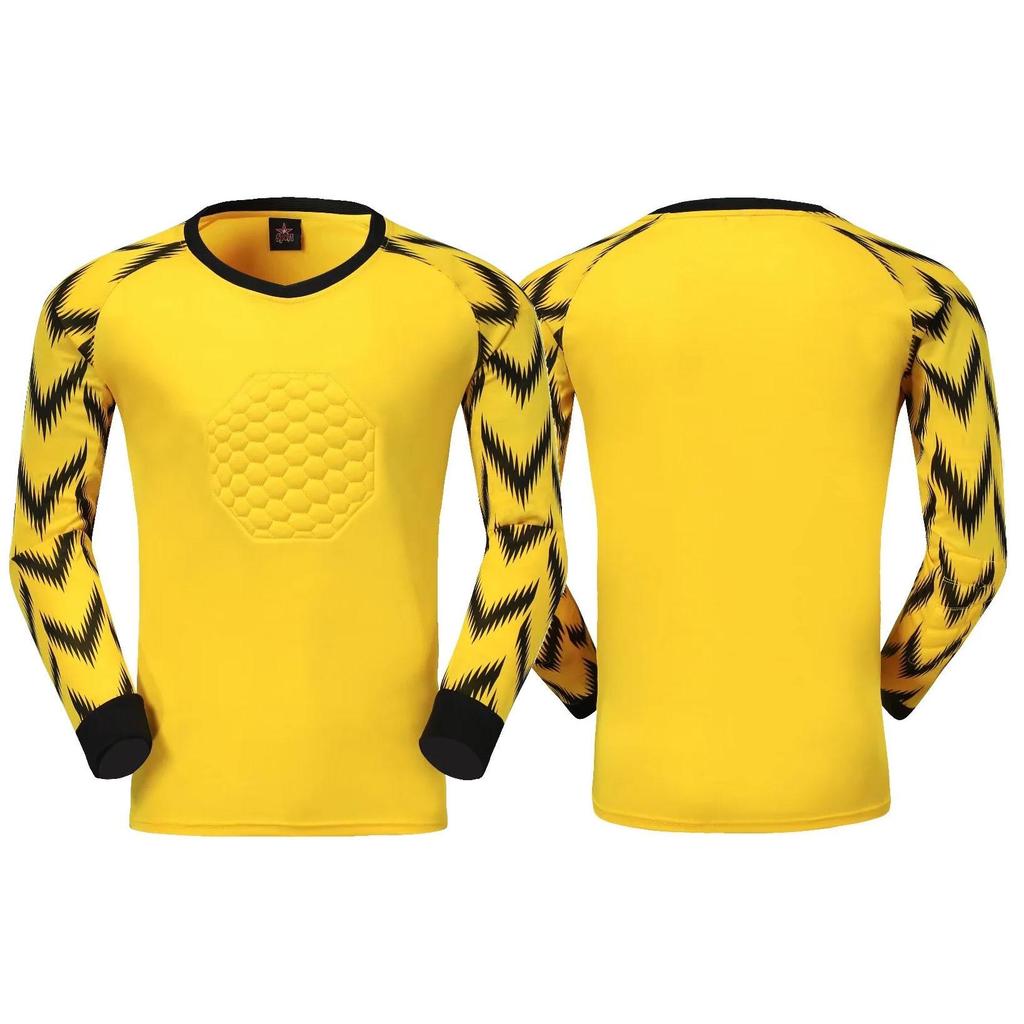 Goalkeeper Uniform with Anti-Fall and Anti-Collision Sponge Padding for Football Training