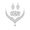Ladies Wedding Banquet Dress Necklace Earrings Bracelet Jewelry Fashion Jewelry Set
