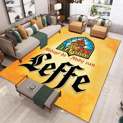 Tappetino antiscivolo per la zona del marchio di birra belga, tappeti morbidi, divertenti, bar, club, caverna dell'uomo, camera da letto, soggiorno, arredamento