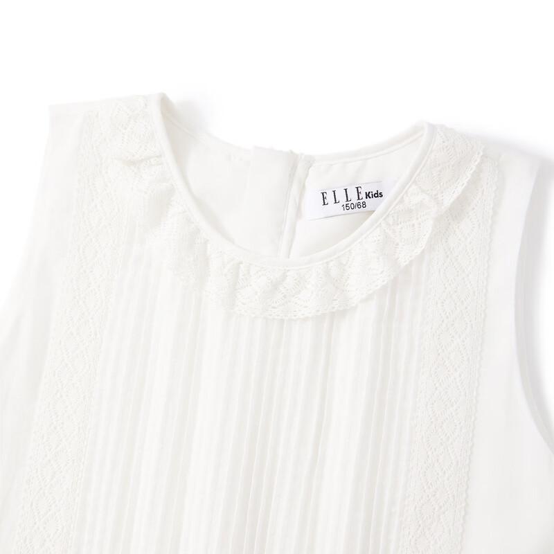 ELLE KIDS Girl's Summer Cotton Sleeveless Casual Dress
