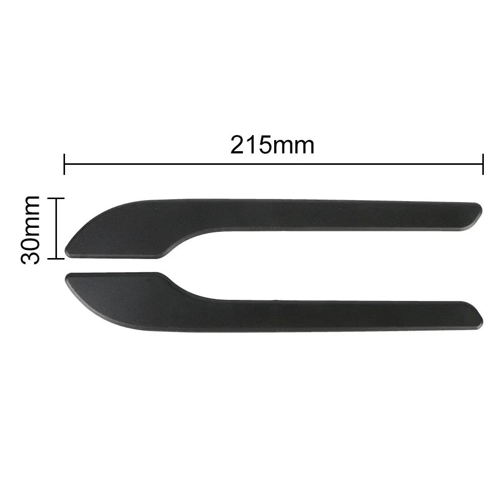 Kohlefaser Schwarz Chrom Auto Türgriff Abdeckung Zierleiste Aufkleber Styling Für Tesla Model 3 Model Y Model3 Auto Zubehör