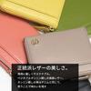 [HAKATA NO MORI LEATHER] Genuine Leather Mini Wallet with L-Shaped Zipper, Compact Bifold Wallet, Box-Shaped Coin Purse, Anti-Skimming and Magnetic