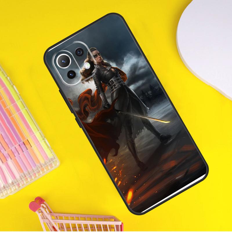 Commander Lexa The 100 Cover For Xiaomi 14 Ultra 13 11T 12T 13T 14T Pro POCO X6 X7 Pro X3 X5 F3 F5 F6 M6 Pro Case
