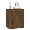 Nightstand Brown Oak Look 50x36x60 cm Engineered Wood