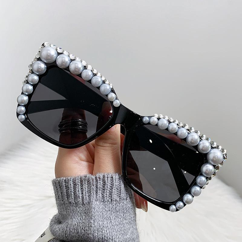 Stylish Square Womens Sunglasses Embellishments Perfect Summer Sun Protection