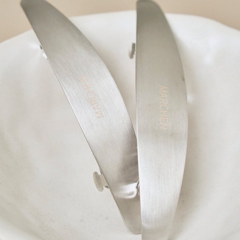 Marchen Metal Logo Hair Pin