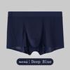 Men's Summer Thin Hollow Antibacterial Mesh Ice Silk No Trace Transparent Flat Angle Underwear