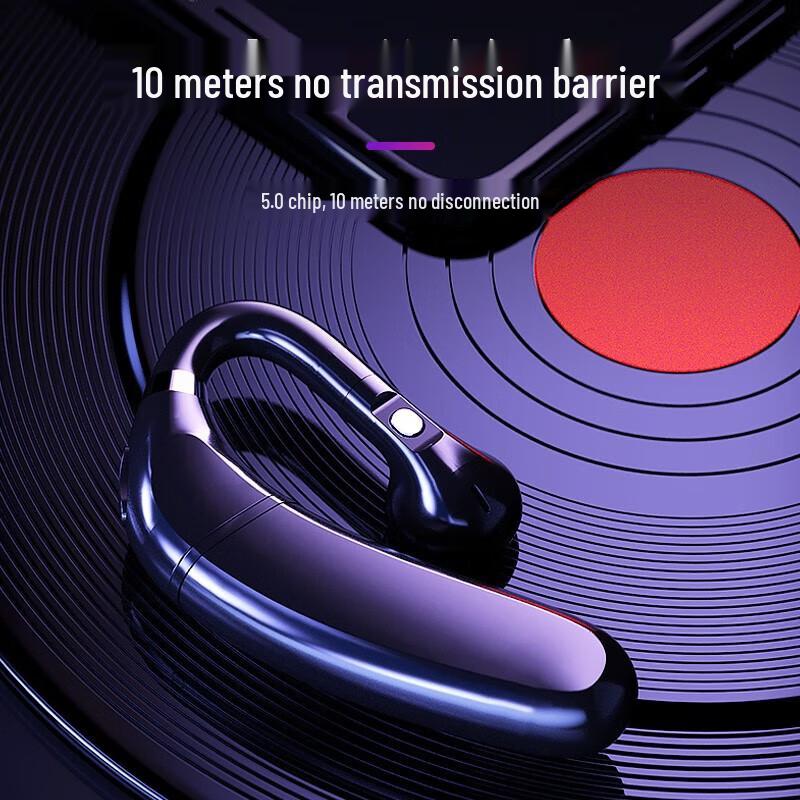 OKSJ Single Ear Ear-Hook Wireless Bluetooth Headset