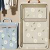 1pc Drawer Storage Box With Handles, Leggings Drawer Storage Basket For Clothes, Blankets, Toys, Household Wardrobe Organizer,