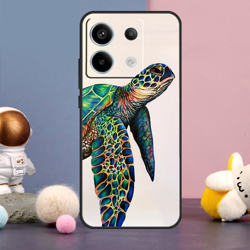 Sea Turtle Case For Xiaomi Redmi Note 14 9 10 11 12 13 15 Pro Plus Redmi 15 15C 10C 12C 13C 14C Cover