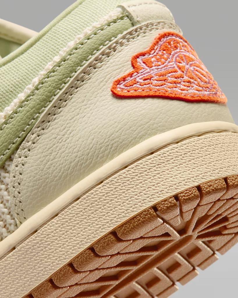 II0569-100 Nike Air Jordan 1 Low Sail/Olive Aura (Women's)