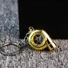 Metal Turbines Keychain Offering LED Illuminations Stylish Key Pendant Suitable for Camping and Nighttime Activities