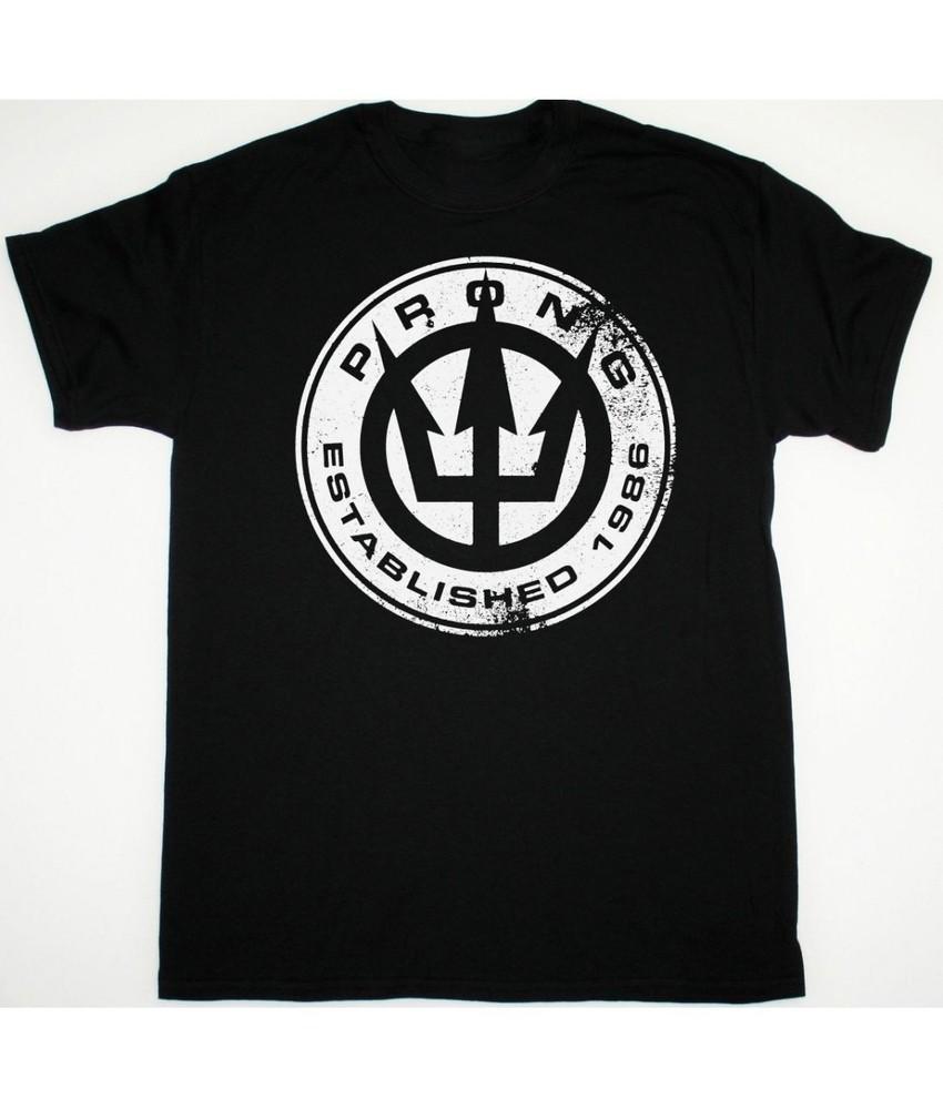 PRONG ESTABLISHED 1986 NEW BLACK Shirt Classic Unisex S-5XL 1A0265 Unisex T-Shirt XXL