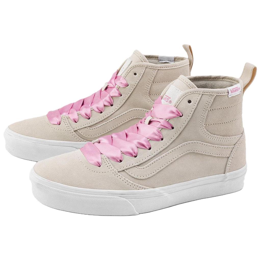 Vans Ashwood Hi Comfortable Soft High-Top Skate Shoes Women Sneaker Oatmeal VN000D962N1