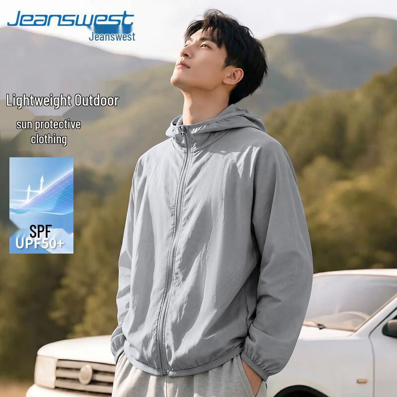 

Jeanswest Men s UPF50+ Ice Silk Sun Protection Jacket 3XL