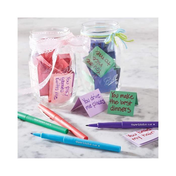 Feutres paper mate flair tropical vacation - pack de 16 - pointe moyenne 0.7mm