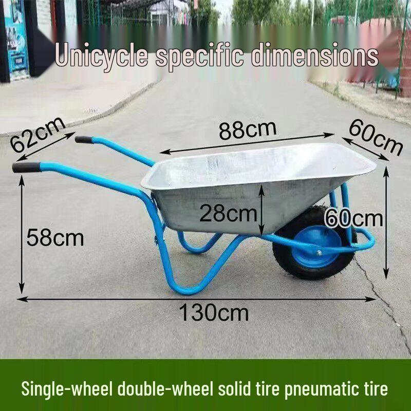 Children s Single-Wheel Folding Wheelbarrow: Small Farm, Garden, and Construction Cart for Sand, Ash, Dirt, and Fertilizer.