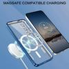 Funda Magnética de Lujo Para Magsafe Para Samsung Galaxy S26 S25 Edge S24 FE S23 S21 Plus Ultra Chapado Silicona Transparente Suave