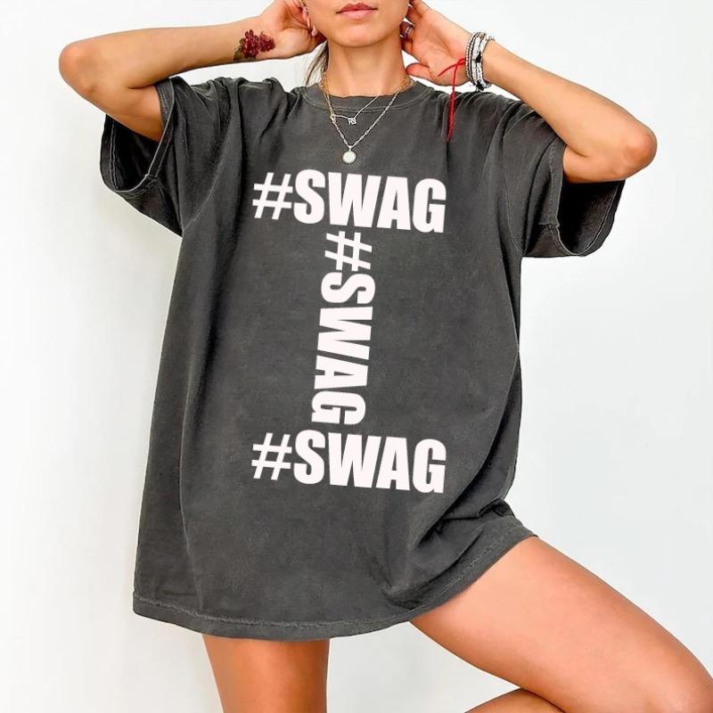 

Y2k 2000S SWAG Вещи, которые мы все получаем Футболка Унисекс Женская Эстетичная Винтажная Повседневная Хлопковая Футболка Летняя Поколение Z Альфа Юмор Новинка Мода S