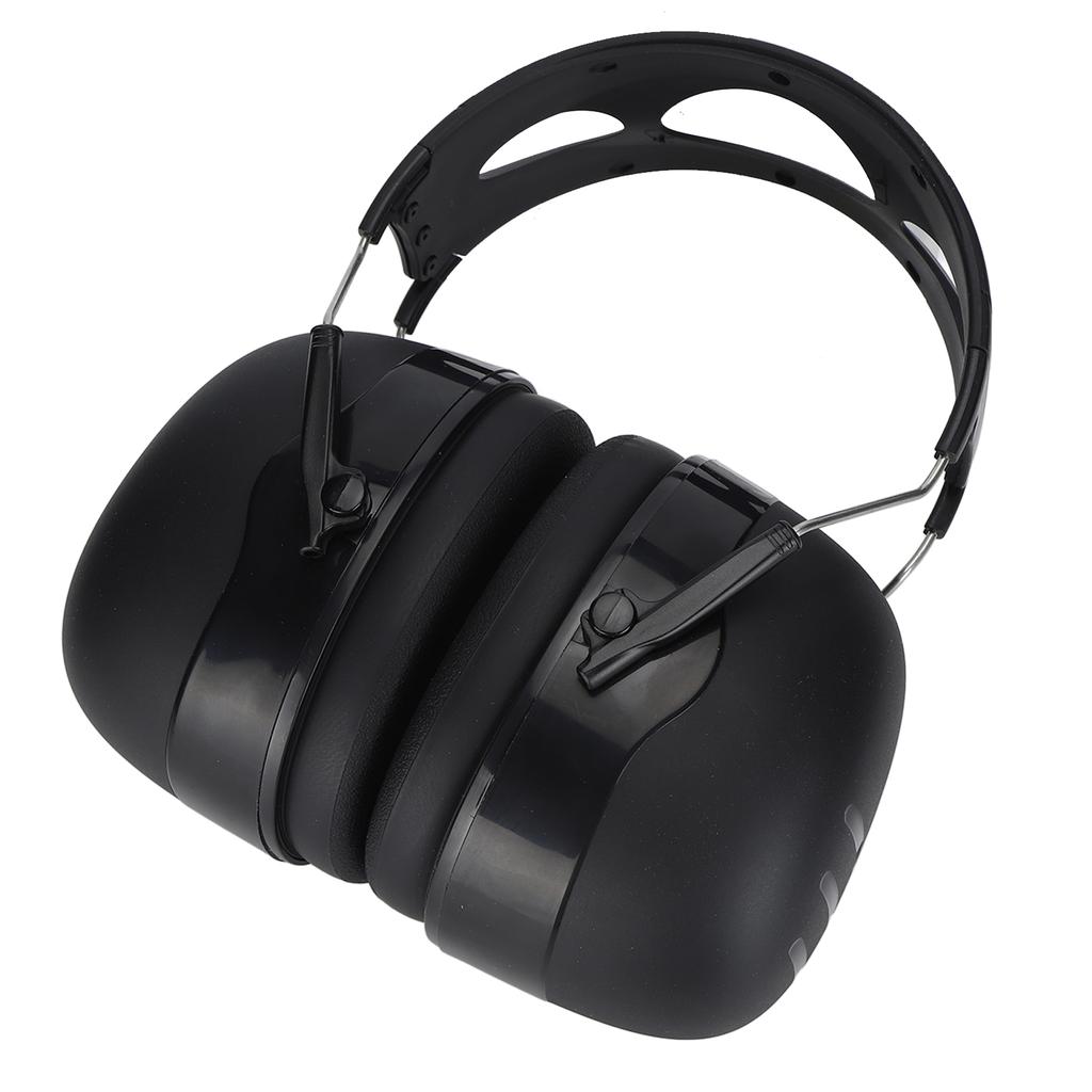 Noise Reduction Earmuffs Hearing Protection Soundproof Earmuffs NRR 37dB for Construction Woodworking Black