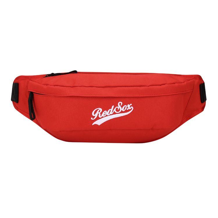 MLB Boston Red Sox Letter Embroidery Polyester Crossbody Waist Chest Bag Unisex bags 32BGC5911-43R Red