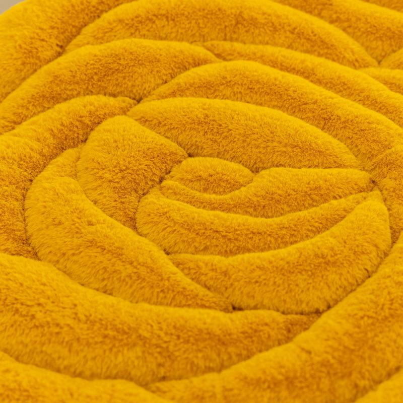 Rose Velvet Special-shaped Sofa Cushion Winter Thickened Non-slip Cushion Irregular Leather Cover Cover Plush High-end Cover Cloth