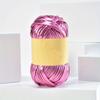 Imitation Leather Cloth Yarn  Multi-Color Segment Dyed Jewelry Accessory Yarn  Total 600g
