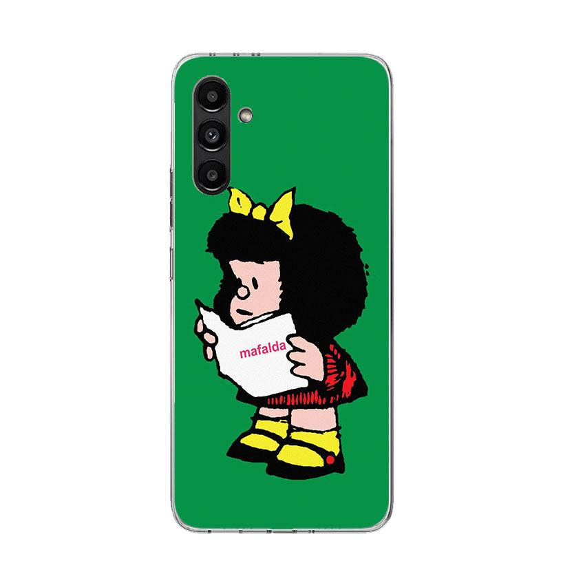 Cartoon Cute Mafalda Phone Case for Samsung Galaxy A17 A16 A15 A14 A13 A57 A56 A55 A54 A53 A37 A36 A35 A34 A33 A26 A25 A24 A23 G