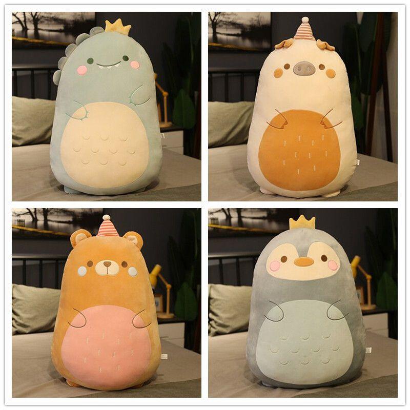 Dinosaur Bear Plushie Penguin Plush Toy Doll Stuffed Toys For Girls Pillow Throw