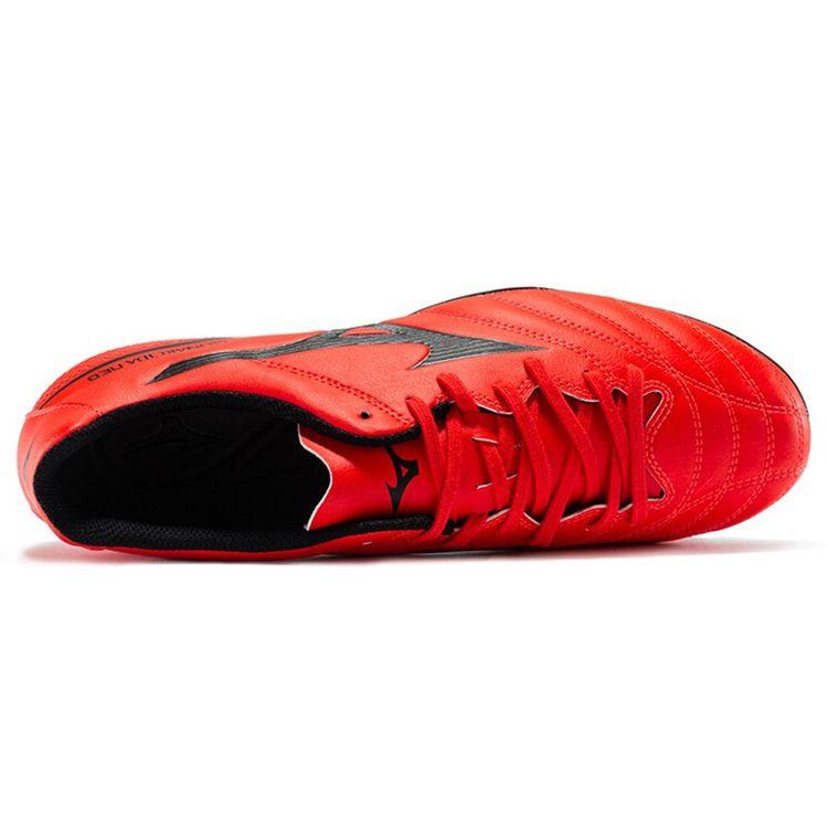 Mizuno Morelia Neo II Trendy Comfortable AG (Rubber Short Studs) Non-Slip Wear-Resistant Breathable Soccer Shoes Men Soccer Shoes Red P1GA210660