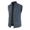 Autumn and Winter Men's Coat Warm Outer Wear Vest Casual Sleeveless Jacket Thermal Stand Collar Waistcoat