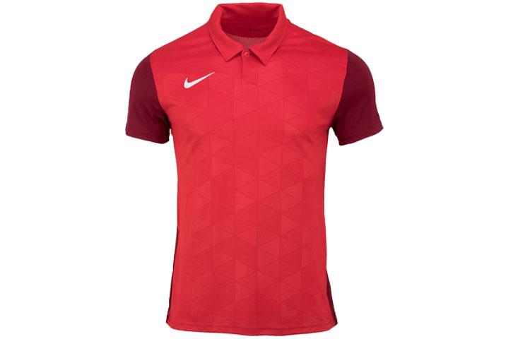 Nike Polo Shirts Men s Red Polo Collar Moderate Straight Fit BV6725-657 XL