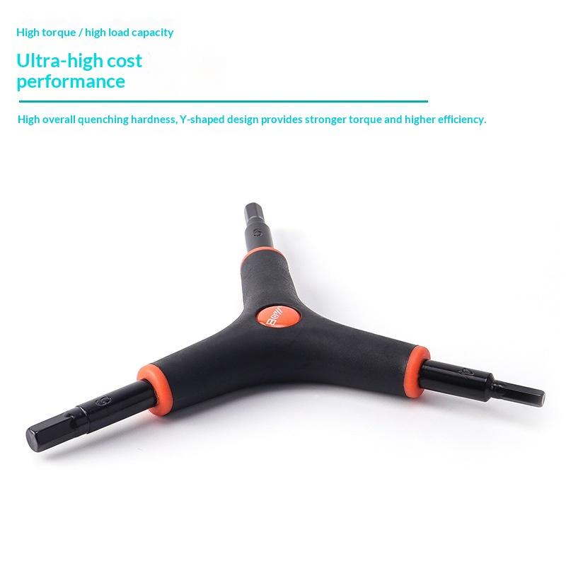 Y Shaped Hex Key Wrench 4Mm 5Mm 6Mm Multi-Purpose Bicycle Repair Tool Allen Key For Mountain Bike Maintenance