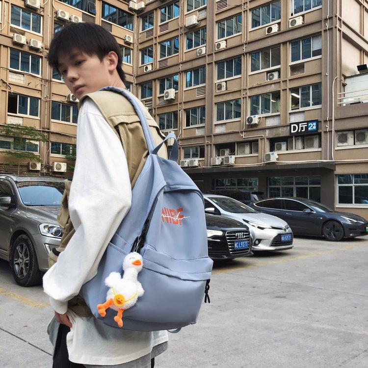Schoolbag New Trendy Cool Junior High School Girls Ins Large Capacity Trendy Fashion Versatile Sports Travel Computer Backpack