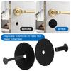 Plastic Door Hole Cover Plates Light weight and Stable Covers 2 5/8" Openings for Enhances Security Privacy