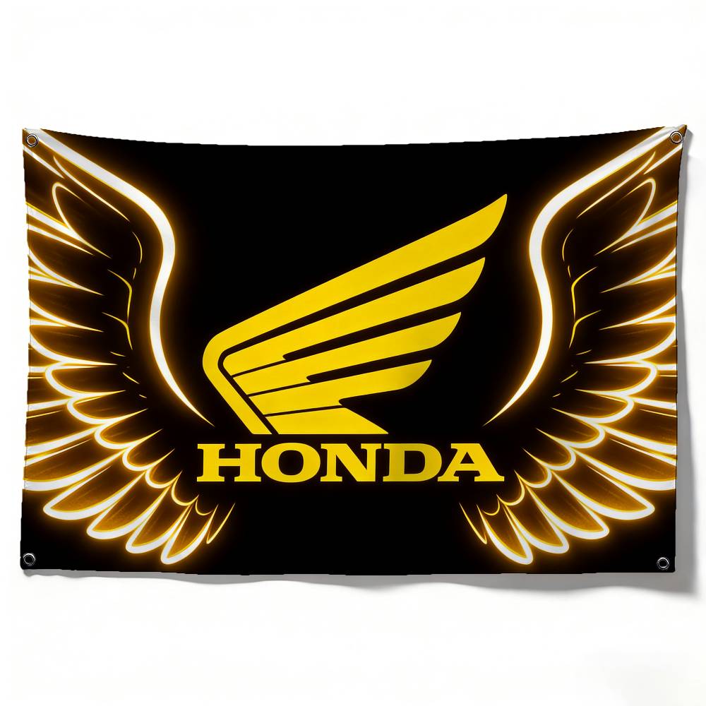

Motorcycle For HONDA Flag 120g Brushed Polyester Sublimation Printing Durable Hanging Flag For Home Decor Event Graduation Gift (as the picture,50x70cm)