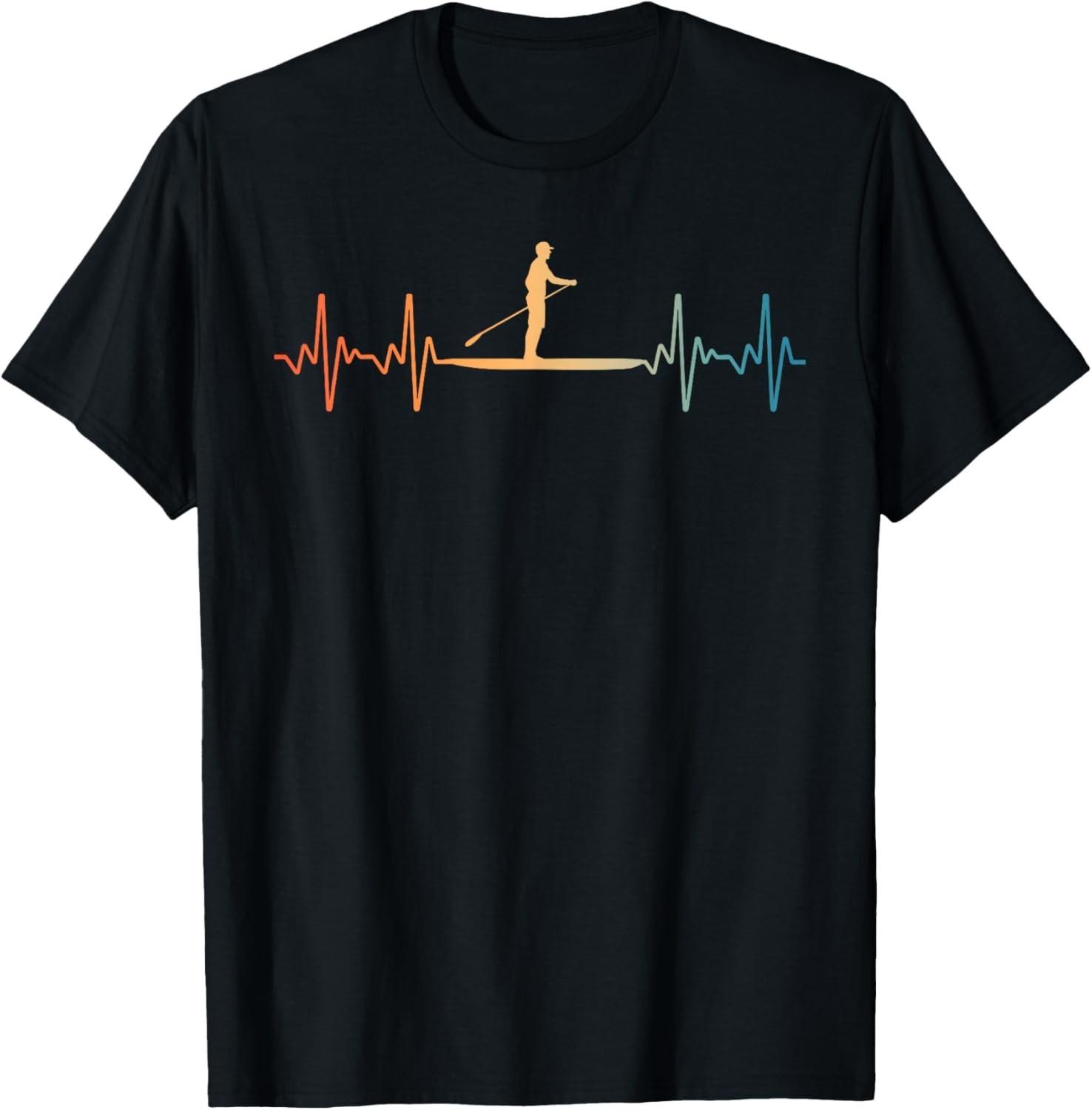 Paddleboarding Art For Men Women SUP Stand Up Paddle Board Gift Unisex T-Shirt S разноцветный