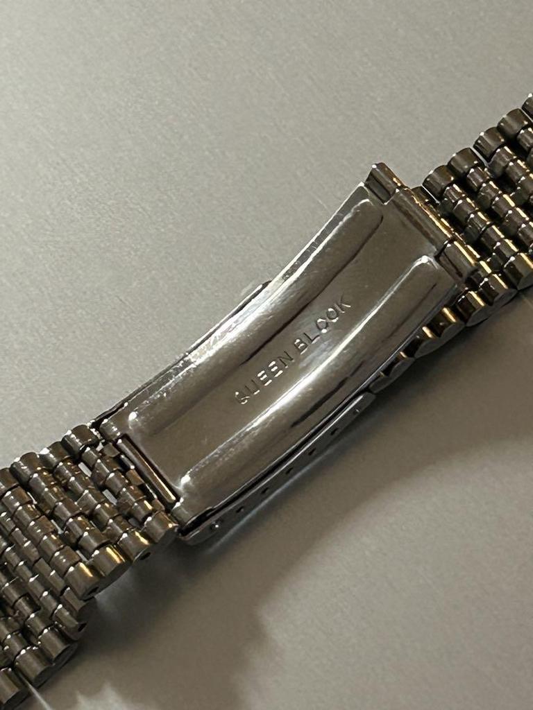 [USED] Stainless steel watch strap, 19mm, vintage, antique, discontinued.
