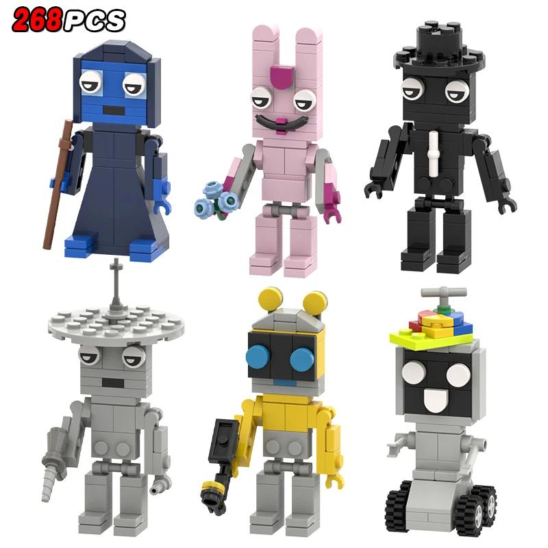 New I Sprunki Figures Building Blocks Dark Horror Sprunki Toy Set Simon Wenda Figure Construction Toy Xmas Easter Gift