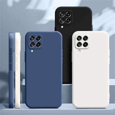 Pouzdro Funda Phone Case pro Samsung Galaxy A22 4G M22 M32 4G tekutý silikon Fundas ochranný zadní kryt fotoaparátu