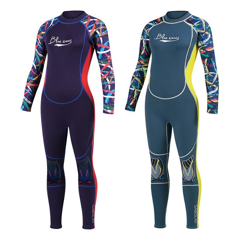 Womens 3mm Full-Body Wetsuit Snorkeling Surfing